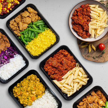 7 DAGEN MAALTIJDENPAKKET VOOR DROOGGTRAINEN, EIWITRIJKE SPORTMAALTIJDEN