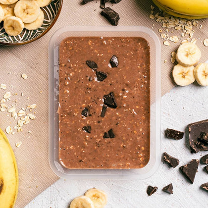Overnight Oats Choco Banaan