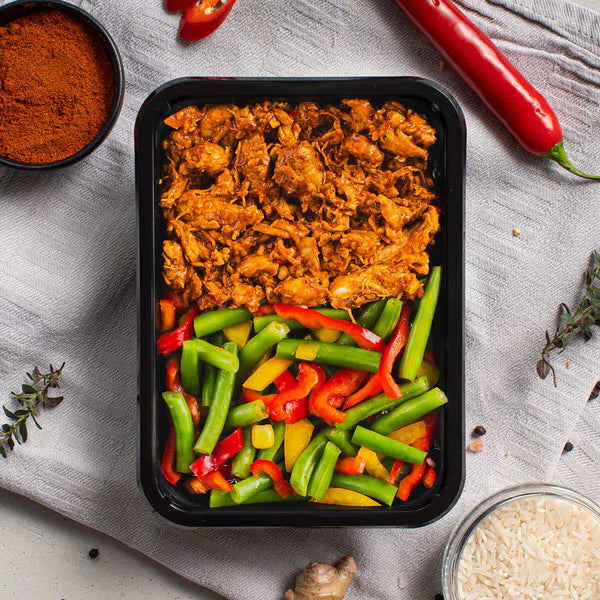 Pittige koolhydraat arme maaltijd kip piri piri om je stofwisseling een boost te geven - SportMeals for the win!