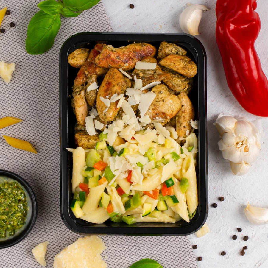Pasta Kip Pesto