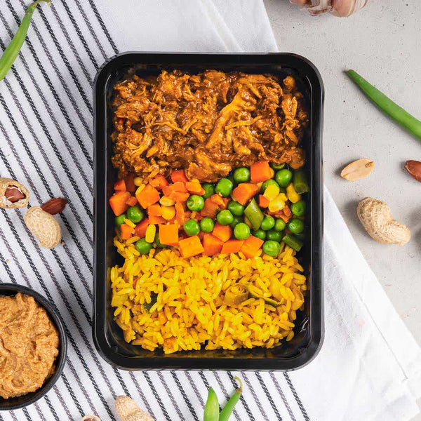 Lekkere Nasi Goreng voor het droogtrainen - gebalanceerd, eiwitrijk en betaalbaar bij SportMeals.com