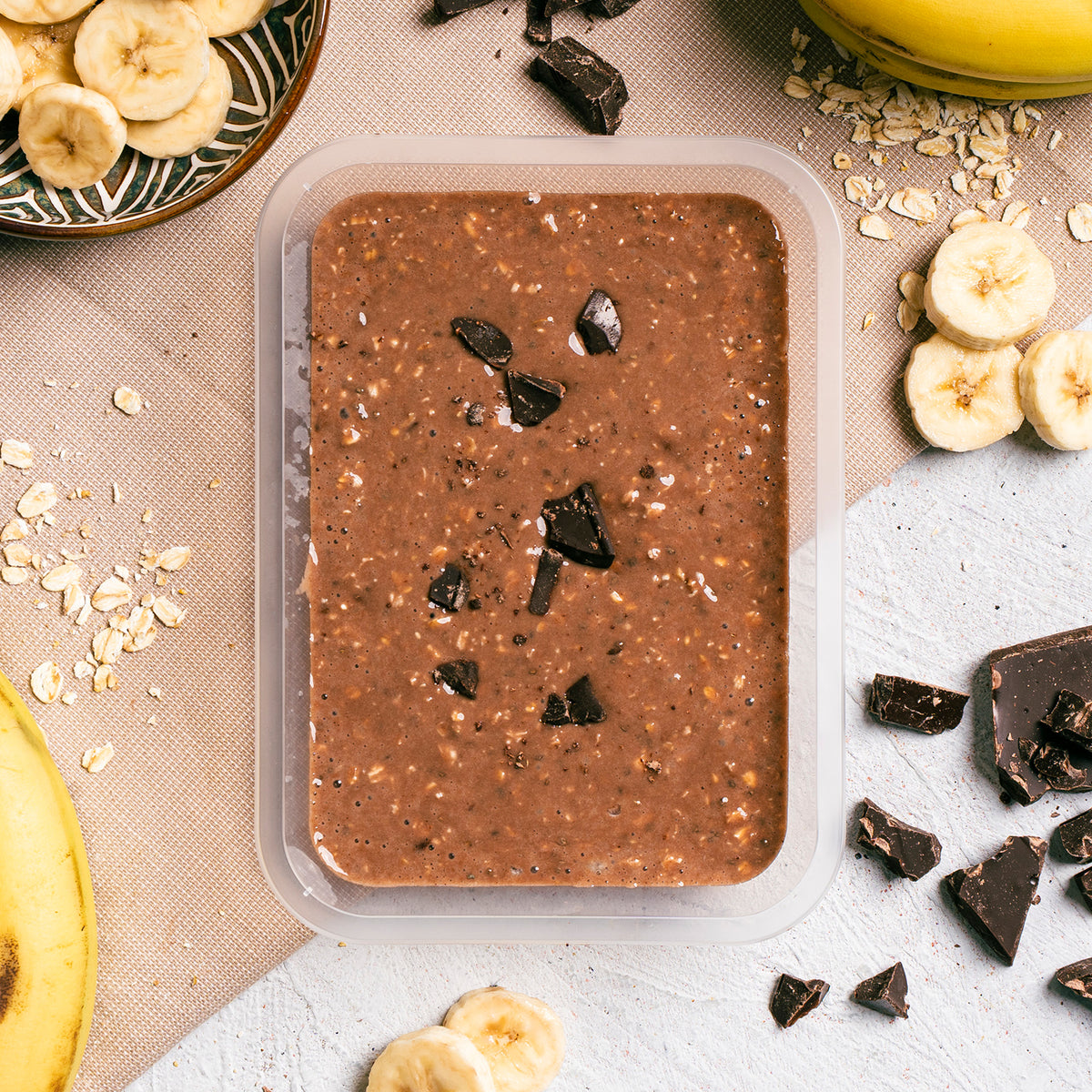 Overnight Oats Choco Banana
