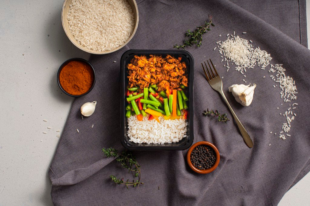 Kip piri piri met rijst en wokmix