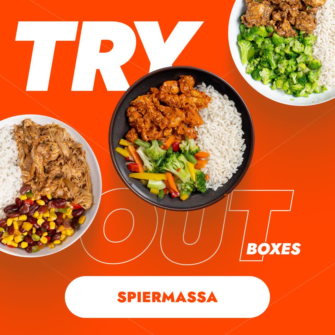 Try-out pakket 7 st. – Spiermassa